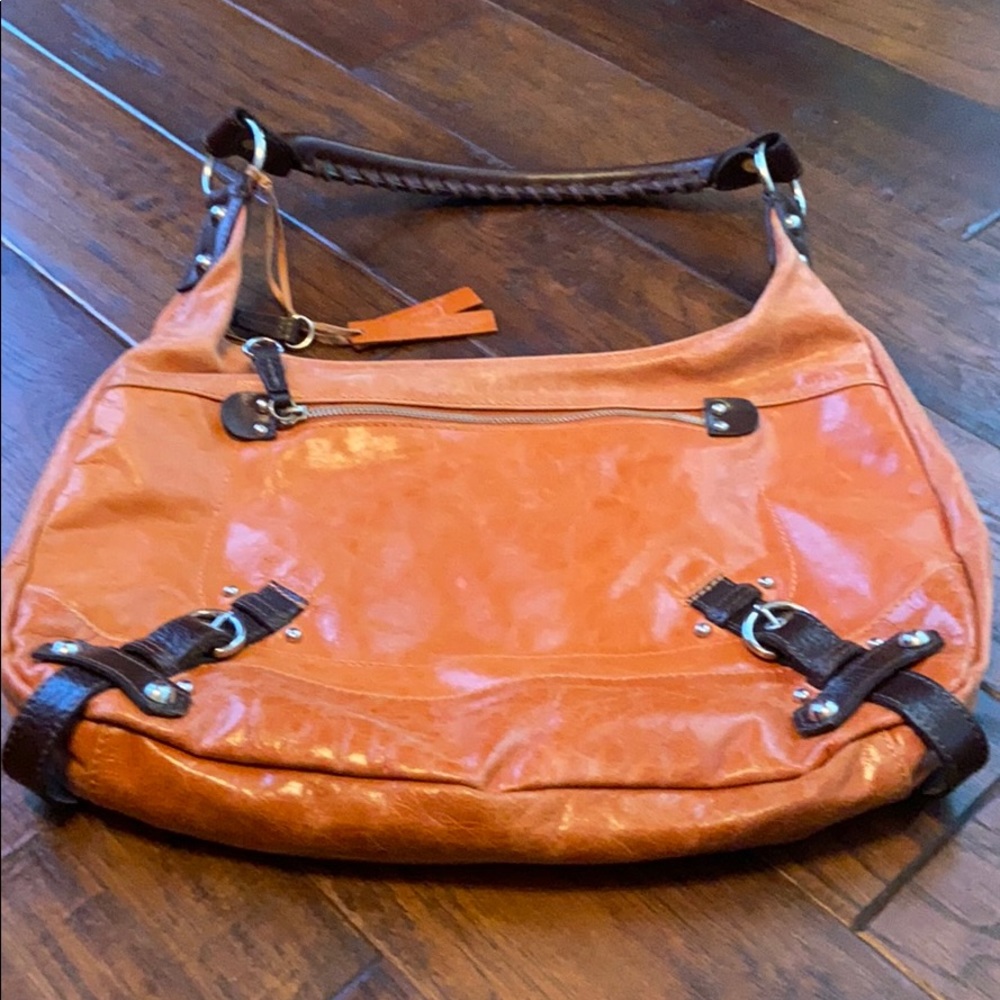 Tano Orange Shoulder Bag - Picture 2 of 8